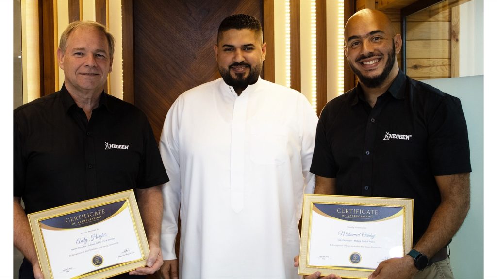 Receiving Representatives of Neogen